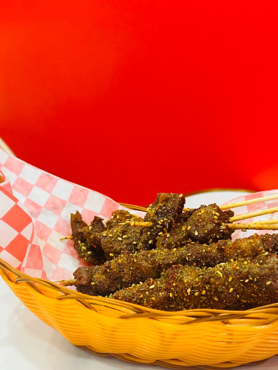 fried beef skewers small size 烈火牛小串
